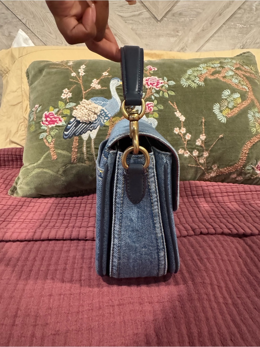 COACH Cassie 19 Denim Crossbody bag - Picture 2 of 10